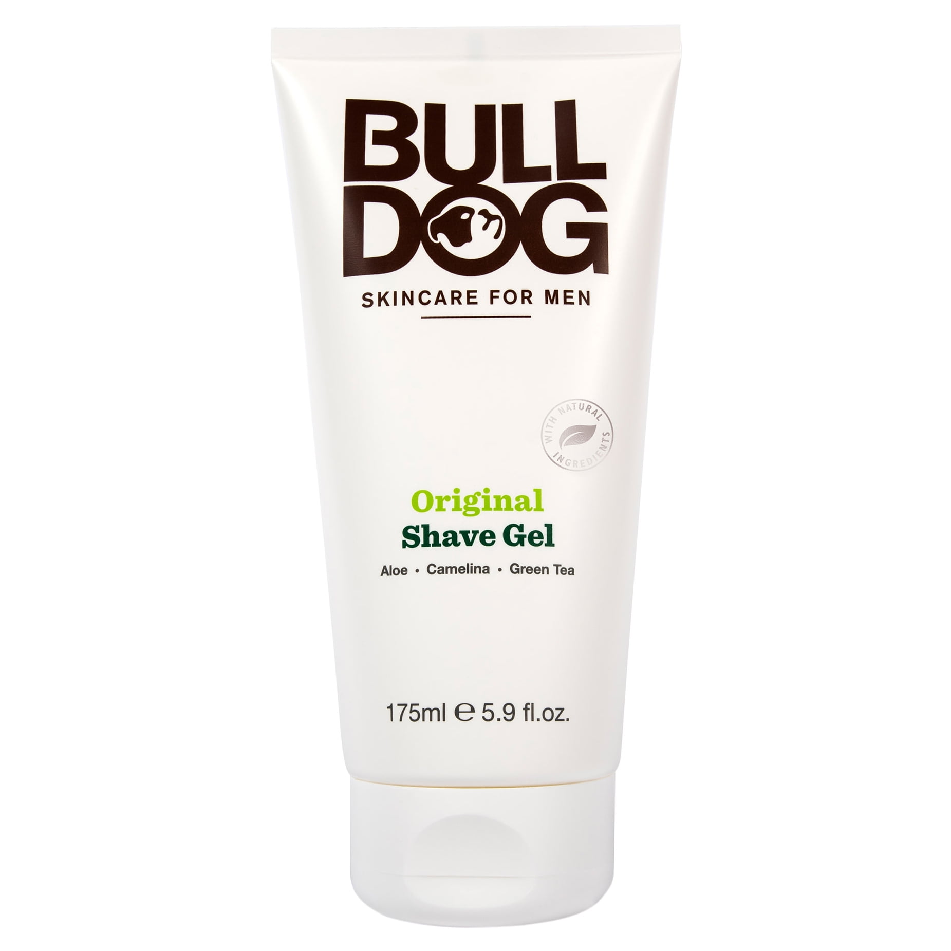 Bulldog Skincare for Men Original Shave Gel 5.9 Oz, Formulated To Deliver A Smooth & Close Shave, No Artificial Colors, No Synthetic Fragrances
