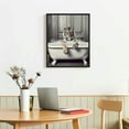 thumbnail image 3 of JEUXUS Tiger Bathroom Wall Art &amp; Decor - Funny Bathroom Decor Wall Art - Bathroom Pictures - Bathroom Decor for Men - Modern Bathroom Accessory - Cute Bath Wall Decor - Jungle Animals Poster, 3 of 4