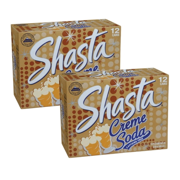 Shasta Creme Soda - 24 Cans