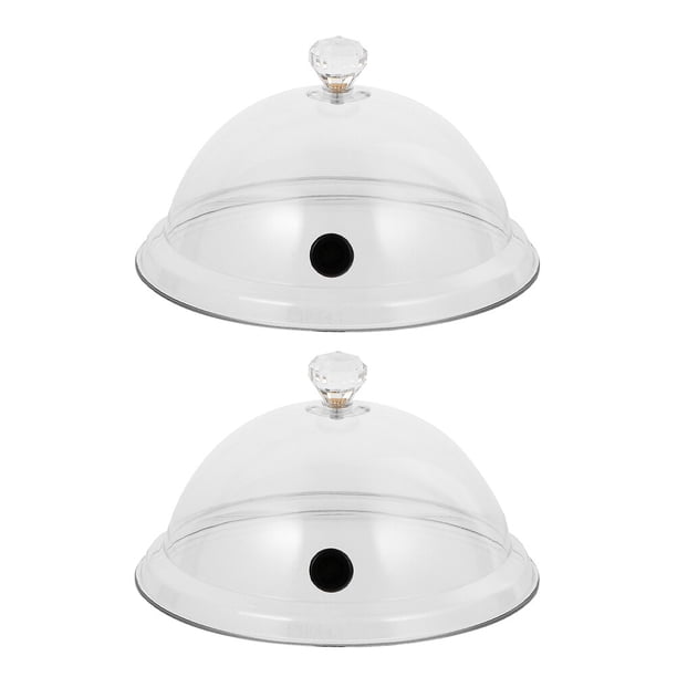 2 fundas protectoras para ahumar, resistentes, para postres, pan y pasteles, de cocina occidental.