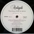 thumbnail image 2 of Aaliyah - Don't Know What to Tell Ya [Vinyl], 2 of 3