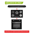 thumbnail image 2 of Combo DISA HOME Parrilla a Gas 5 Quemadores Cristal Templado, Campana Extractora de Pared Negro Mate Disa Home 40-11-0-012, 2 of 8