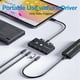 thumbnail image 4 of 10Gbps USB C Hub, 6 Ports USB C Splitter, USB C to USB C Hub for PC, Laptop,HUB Hub 3.2 Gen2 4-Port, 4 of 5