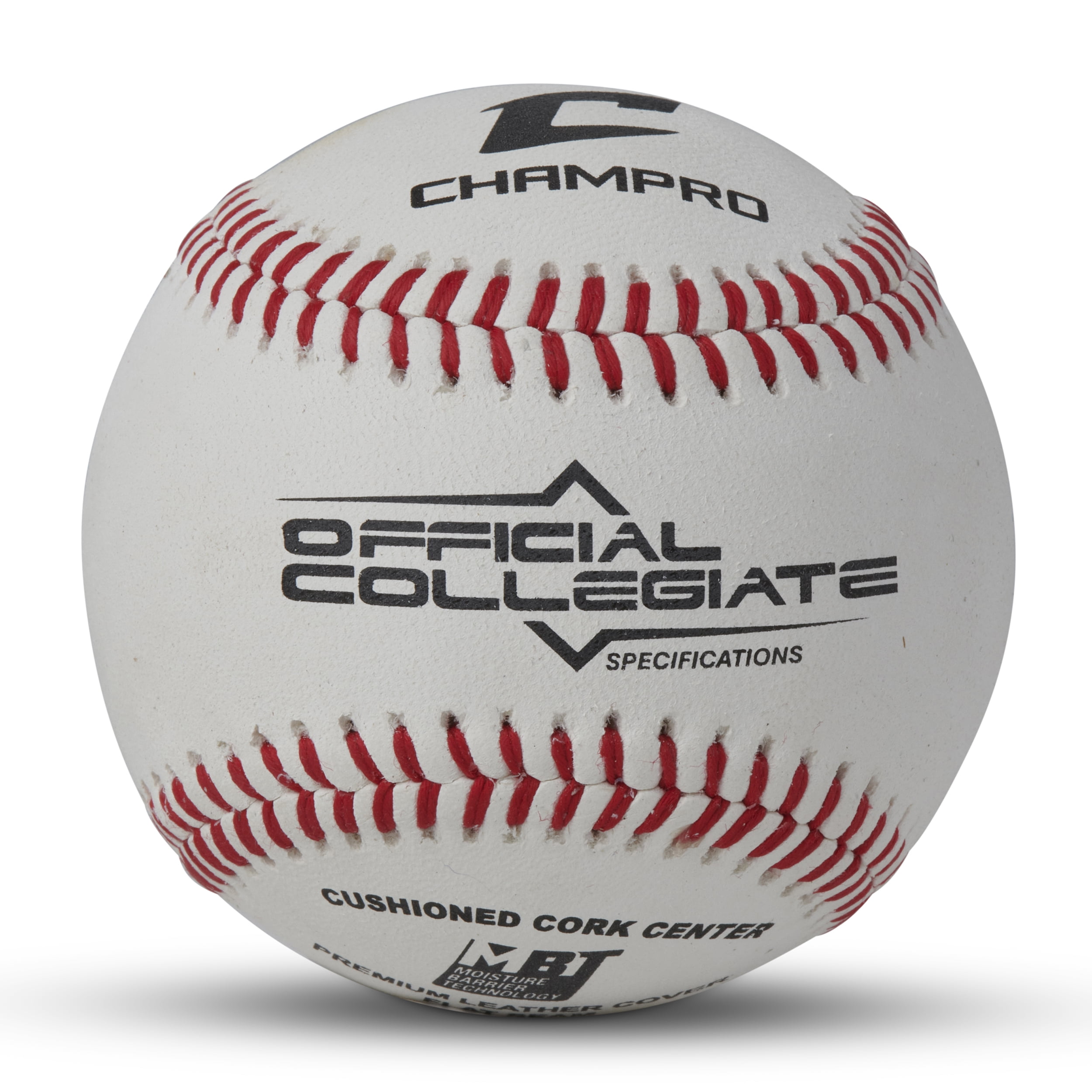 CHAMPRO Genuine Leather Cover Baseballs - Pack Of 36 Official Practice Balls For High School & Youth | Includes Drink Cooler