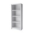 thumbnail image 4 of CorLiving Quadra 4-Tier Engineered Wood Adult Bookcase with 3 Adjustable Shelves, White, 4 of 7