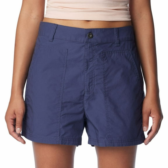Women's Columbia Holly Hideaway High Waisted Washed Out Shorts Color: Nocturnal Size: 10