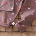 thumbnail image 5 of CAUYDY Toddler Boy Clothes Baby Girls Pajamas Long Sleeved Top Elastic Waist Pants 2PCS Set Comfy Little Kids Sleepers Fall Winter 3-4 Years,Purple, 5 of 6