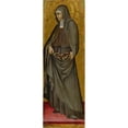 thumbnail image 2 of Giovanni di Paolo 11x24 Black Ornate Framed Double Matted Museum Art Print Titled: St. Elizabeth of Hungary, 2 of 5