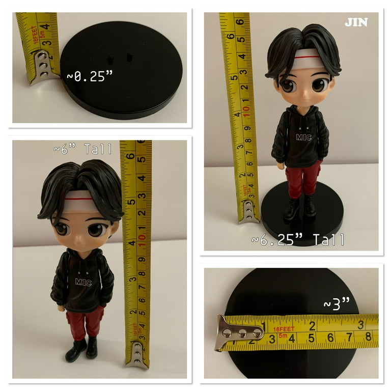 KPOP BTS Bangtan Boys 7 Pcs Fashion Figurines Set, 6-inch