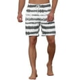 thumbnail image 5 of NOMADIC NOOK Men's Tie-dyed Pattern Elastic Waist Summer Swimming Shorts 2 Pack, 5 of 5