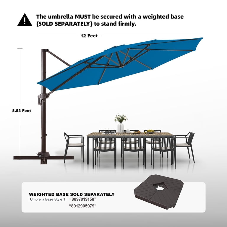are any patio umbrellas made in usa Umbrella Wooden 13ft 8-Rib The PURPLE LEAF 15 FT Patio Market Umbrella PURPLE LEAF 15x9ft Double-Sided Rectangular
