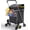 Silver, variant on NurtureTail Stair Climbing Shopping Cart with 360° Swivel Wheels & Waterproof Basket Liner, Foldable Lightweight Utility Cart for Groceries Laundry Travel, Set of 3 Back Wheels - Black