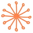 thumbnail image 1 of Uxcell Tennis Dampener, 6 Pack Silicone Vibration Shock Absorber, Orange, 1 of 7