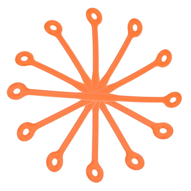 Uxcell Tennis Dampener, 6 Pack Silicone Vibration Shock Absorber, Orange