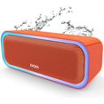thumbnail image 1 of wonima44 SoundBox Pro Bluetooth Speaker with 20W Stereo Sound, Active Extra Bass, IPX6 Waterproof, TWS Pairing, Multi-Colors Lights, 20H Playtime, Portable for Beach, Outdoor-Orange, 1 of 1