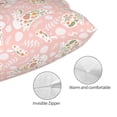 thumbnail image 3 of Fotbe Easter Bunny Funda de Almohada Decorativa Estilo Occidental, Lujo en Algodón, Fundas para Almohadas King, Cojín Estampado para Decoración del Hogar-16"x24", 3 of 6