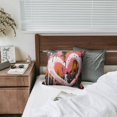 thumbnail image 6 of Valentine's Day Pink Black Heart Throw Pillow Covers 20"x20", Set Of 2, Linen Study Sofa Cushion Cover Indoor Living Room Home Decor, 6 of 7