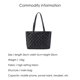 thumbnail image 3 of SAYOO Bolso de hombro para mujer Lingge/ Patrón de cocodrilo/ Estampado/ Diseño de leopardo Cierre de cremallera Bolso de mano de gran capacidad SAYOO casual, 3 of 6