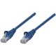 thumbnail image 1 of Intellinet Network Cable de Parche Cat5e, 20 M, Azul, cca, u/utp, pvc, rj45, Contactos Chapados en Oro, sin Gancho, con Bota, Garantía de por Vida, Bolsa de Plástico - Cable de Parche - RJ-45 (M) a RJ, 1 of 1