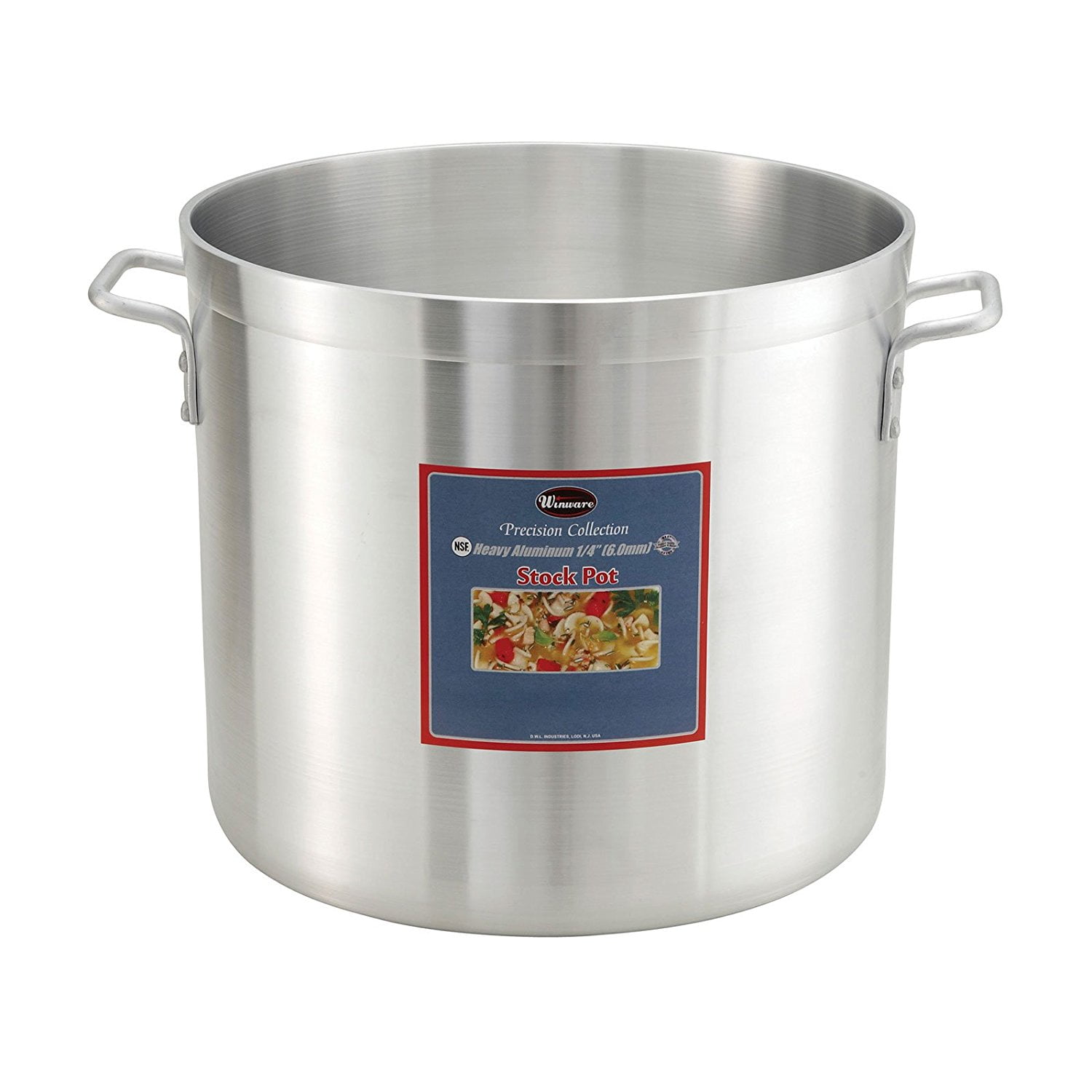 Photo 1 of **USED*HAS MINOR SCRATCHES INSIDE BOTTOM OF POT**
Winco ALHP-160, 160-Quart 22.8 x 23.2 Precision Extra Heavy Commercial Grade Aluminum Stock Pot, NSF