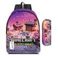 thumbnail image 1 of Roblox Student Bag, Boys And Girls Shoulder Bag, Animation Backpack Three-piece Set-XICEN, 1 of 4