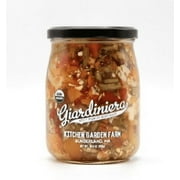 Kitchen Garden Farm USDA Organic Giardiniera  (2 Pack) of 19.6 oz Glass Jars