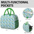 thumbnail image 6 of Womens LightBlue Cartoon Dinosaurs Trees Stars Pattern Lunch Box for Work,Insulated Lunch Bag for Women,Loncheras Para Mujer,Leakproof Adult Lunch Bag for Work,Beach,Travel,Picnic,Camping, 6 of 7