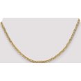 thumbnail image 2 of 14K Yellow Gold 3.2mm Semi-Solid Anchor Chain (16 X 3.2) Made In South Africa bc122-16, 2 of 5