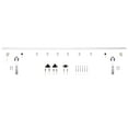thumbnail image 4 of Miseno Mbdh0005x96 96" Bent Strap Barn Door Hardware Kit - Black, 4 of 7