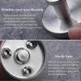 thumbnail image 5 of 6 Pcs Robe Hooks, Bathroom Towel Hook, Screw Coat Hook Brushed Robe Hook Stainless Steel Heavy Duty for Hanger Robe Clothes (Silver), 5 of 5