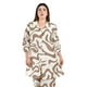 thumbnail image 4 of Set estampado abstracto Roman Fashion /Tallas Extras, 2526 (Beige) beige 36, 4 of 6