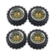 thumbnail image 2 of Ruedas Y Neumáticos Para Vehículos RC, Juego De Neumáticos Para Ruedas De Coche De 4 Piezas, Neumáticos Para Vehículos Todoterreno De Carreras, Llantas De Goma Para Coche De, 2 of 7