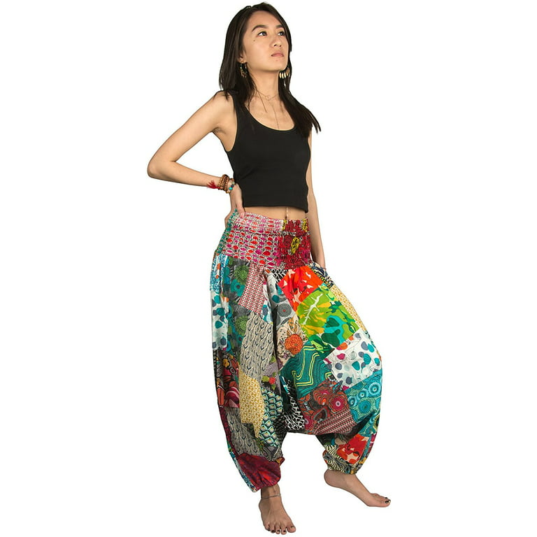 Buy Multicoloured Trousers & Pants for Girls by INDIWEAVES Online