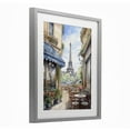 thumbnail image 3 of Stupell Industries Eiffel Tower City View Gray Framed Print Under Glass design by LSR Creative Studio, 21 x 17, 3 of 10