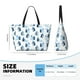 thumbnail image 4 of Easygdp Penguin Winter Fun Bolsa de Viaje de Playa de Gran Capacidad, Bolsa Tote Perfecta para la Playa, Escapadas de Fin de Semana y Viajes, 4 of 7