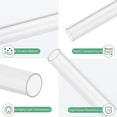 thumbnail image 2 of 1-Pack Clear Rigid Acrylic Pipe, 14mm[0.55"] ID x 16mm[0.63"] OD Plastic Round Tube for Water Cooling System/Lamps/Fountains/Aquariums [305mm/12IN], 2 of 7