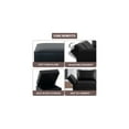 thumbnail image 4 of Naomi Home Sarah Contemporary DIY Sofa Collection-Color:Black,Fabric:Air Leather,Style:10 Piece Modular Sectional, 4 of 8