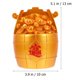 thumbnail image 2 of Moluckfu Auspicioso De Dorado De Monedas Decorativo Para Festival Y Hogar, 2 of 6