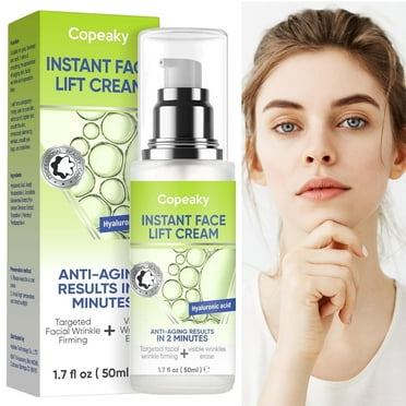 Instant Face Lift Cream, Temporary Skin Lifting Face Cream, Effective Smooth Fine Lines, Wrinkles & Visibly Hide Loose Sagging Skin