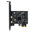 thumbnail image 6 of 2Port PCIE Card PCI Express 3.0 X1 to Dual USB Expansion Card SATA Power USB3.2 Gen2 10Gbps ASM3142 Chip for Desktop PC, 6 of 6