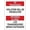 Warning Sign 3, variant on Bilingual NOTICE Do Not Block Door 8"x12" Metal Tin Sign, Security Admittance Door No.6610, Warning Caution Sign for Yard Office Indoor Outdoor