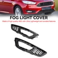 thumbnail image 3 of Pair Front Bumper Fog Light Lamp Cover Bezel Grill Fit for Ford Focus 2015-2017, 3 of 7