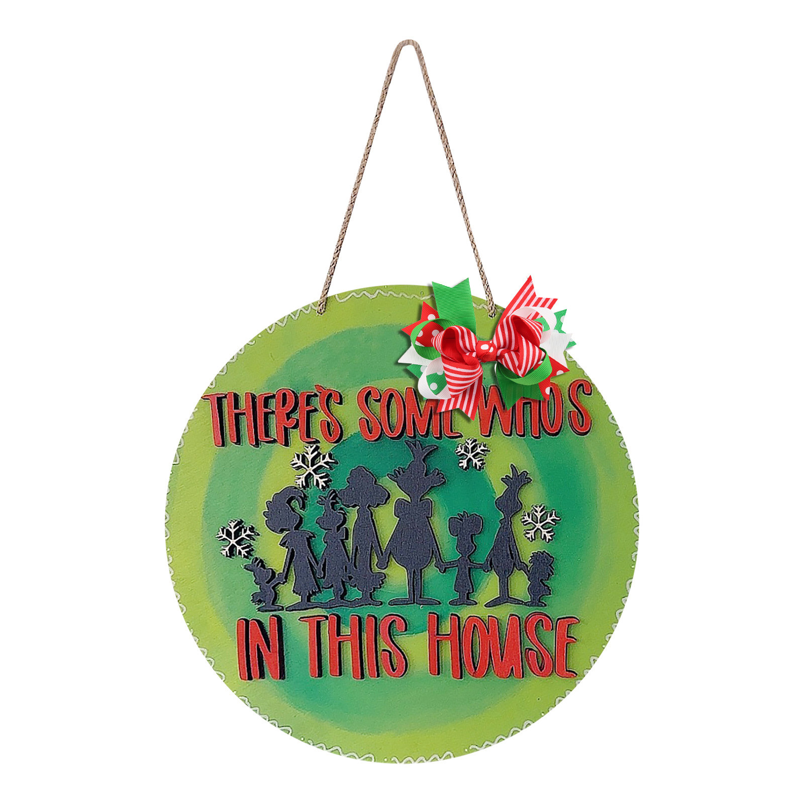 Grinch Christmas Decorations Front Door Decor Christmas Door Sign ...