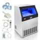 thumbnail image 1 of VEVOR Máquina para hacer hielo comercial, 200 libras/24 horas, máquina para hacer hielo, 90 cubitos de hielo en 12-15 minutos, máquina para hacer hielo con gabinete independiente con, 1 of 9
