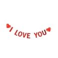 thumbnail image 3 of BLESIYA Red Felt Banner Valentines Day Decoration 3 Meters Rope for Engagement Party Style A, 3 of 8