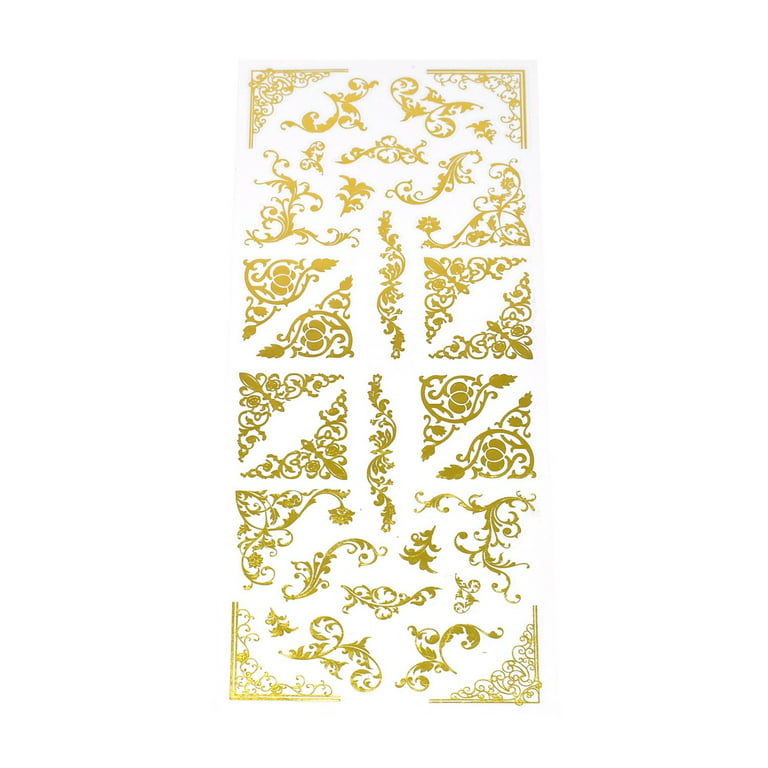 Wholesale OLYCRAFT 9pcs 1.6x1.6 inch Patterned Stickers Edge Tiles Sticker  Self Adhesive Gold Stickers Vintage Border Corner Metal Gold Stickers for  Scrapbooks DIY Resin Crafts Phone & Water Bottle Decoration 
