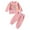S825-Pink, variant on HCNTES Toddler Baby Girl Clothes 6 12 18 24 Months Fall Outfits Long Sleeves Sweatshirt Pants Set 1-5T(3-6 Months,S824-Brown)