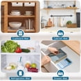 thumbnail image 5 of OFEFE Extra Wide Shelf Liner 23.6 x 157.5 Inches, Non-Adhesive Drawer Liners, Waterproof Cabinet Liners for Refrigerator, Pantry, Shelves, Strong Grip Washable Transparent Kitchen Mats, 5 of 6