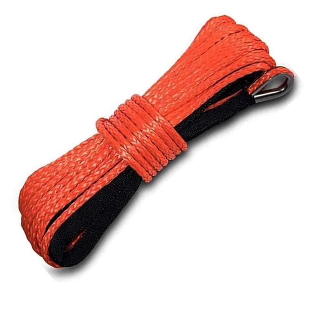 15m 6mm Towing Winch Cable Rope,String Line Synthetic Fiber 5500lbs/7000lbs/7700lbs For ATV UTV SUV 4X4 4WD ,Easy to Carry