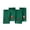 Green, variant on Threadmade Holiday Embroidered Napkins, Set of 4, Green - 17"W x 17"L